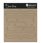 Scenic Route Paper - Plain Chipboard Shapes - Brackets