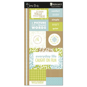 Scenic Route Paper - Ashville Collection - Chipboard - Caught on Film, CLEARANCE