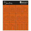 Scenic Route Paper - Chipboard Stencils - Redmond Dark Orange