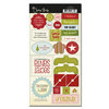 Scenic Route Paper - Roxbury Collection - Christmas - Chipboard - Roxbury Christmas , CLEARANCE