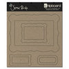 Scenic Route Paper - Chipboard Shapes - Plain Frames