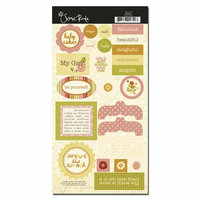 Scenic Route Paper - Sonoma Collection - Chipboard - Baby Cakes, CLEARANCE