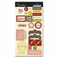 Scenic Route Paper - Sonoma Collection - Chipboard - Happy Together