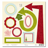 Scenic Route Paper - Roxbury Collection - Christmas - Die Cut Shapes - Roxbury, CLEARANCE