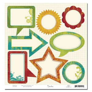 Scenic Route Paper - Grafton Collection - 12x12 Die Cut Journaling - Grafton, CLEARANCE