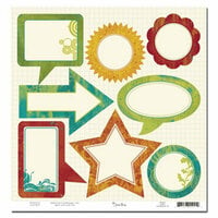Scenic Route Paper - Grafton Collection - 12x12 Die Cut Journaling - Grafton, CLEARANCE