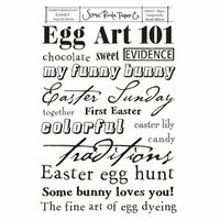 Scenic Route Paper - Rub-Ons - Easter Words