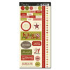 Scenic Route Paper - Garland Collection - Christmas - Cardstock Stickers - Holiday Memories, CLEARANCE