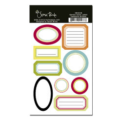 Scenic Route Paper - Garden Grove Collection - Cardstock Stickers - Labels, CLEARANCE
