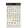 Scenic Route Paper - Alphabet Stickers - Quincy - Brown, CLEARANCE