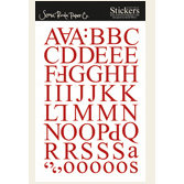 Scenic Route Paper - Parker Alphabet - Red, CLEARANCE