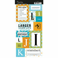 Scenic Route Paper - Stickers - Metropolis - Monogram IJKL, CLEARANCE