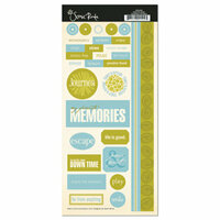 Scenic Route Paper - Sumner Collection - Cardstock Stickers - Relax