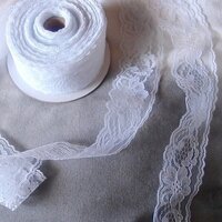SRM Press - White Lace - 2 Inches Wide - 25 Yards