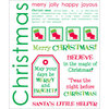 SRM Press Inc. - Christmas Collection - Stickers - Say It with Stickers - Christmas, CLEARANCE
