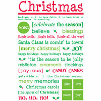SRM Press Inc. - Christmas Collection - Stickers - Express Yourself - Christmas, CLEARANCE