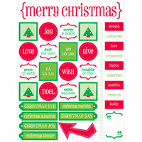 SRM Press Inc. - Christmas Collection - Stickers - Live Life - Christmas