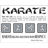 S.R.M. Press, Inc. - Stickers - Say It With Stickers - Karate, CLEARANCE