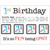 S.R.M. Press, Inc. - Stickers - Say It With Stickers - First Birthday