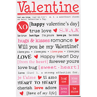 S.R.M. Press, Inc. - Stickers - Express Yourself - Valentine, CLEARANCE