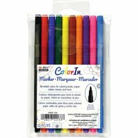 Marvy Uchida - Color In - Markers - Fine Point - Primary - 10 Pack