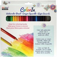 Marvy Uchida - Color In - Watercolor Pencils - 24 Pack