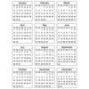 SRM Press Inc. - Stickers - Mini Calendar - Standard