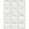 SRM Press - Stickers - Mini Calendar - Decorative - 2016