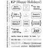 SRM Press Inc. - Card Collection - Stickers - Sentiments - Happy Holidays