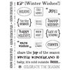 SRM Press Inc. - Card Collection - Stickers - Sentiments - Winter