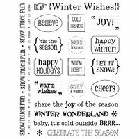 SRM Press Inc. - Card Collection - Stickers - Sentiments - Winter