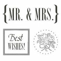 SRM Press Inc. - Card Collection - Stickers - Quick Cards - Mr. and Mrs.