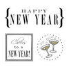SRM Press Inc. - Card Collection - Stickers - Quick Cards - Happy New Year