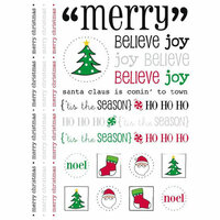 SRM Press Inc. - Christmas - Stickers - Merry