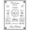 SRM Press Inc. - Card Collection - Stickers - Fancy Sentiments - Christmas