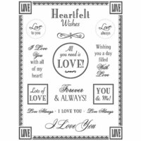 SRM Press Inc. - Card Collection - Stickers - Fancy Sentiments - Love