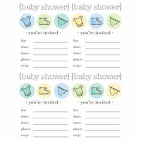 SRM Press Inc. - Stickers - We've Got Your Invite - Baby Boy