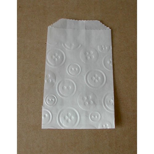 SRM Press Inc. - Embossed Glassine 3.75 x 6.25 Bags - Buttons