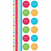 SRM Press Inc. - Take 2 Collection - Stickers - By the Dozen - Birthday