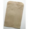 SRM Press Inc. - Embossed Kraft 4 x 6 Bags - Chevron