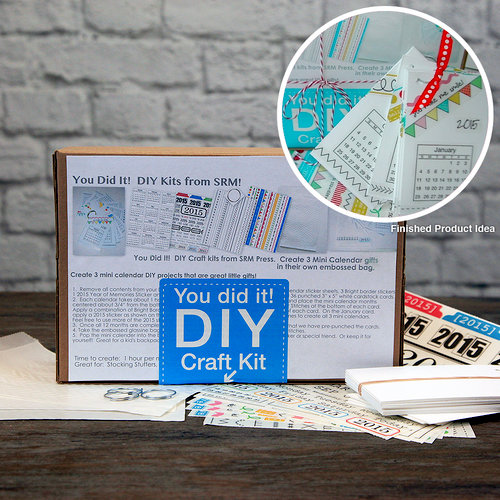 SRM Press Inc. - DIY Craft Kit - Mini Calendar Set - 2015