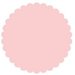 SRM Press Inc. - Punched Pieces - Medium Scalloped Circle - Baby Pink