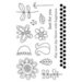 SRM Press - Jane's Doodles Stamp - Doodle Flowers