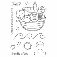 SRM Press - Jane's Doodles Stamp - Noah's Ark