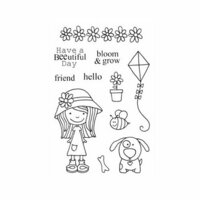 SRM Press - Jane's Doodles Stamp - Little Miss Mia