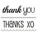 SRM Press - Clear Acrylic Stamps - Big Thank You
