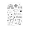 SRM Press - Jane's Doodles Stamp - Rain or Shine