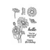 SRM Press - Jane's Doodles Stamp - Daisies