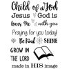 SRM Press - Clear Acrylic Stamps - Child of God