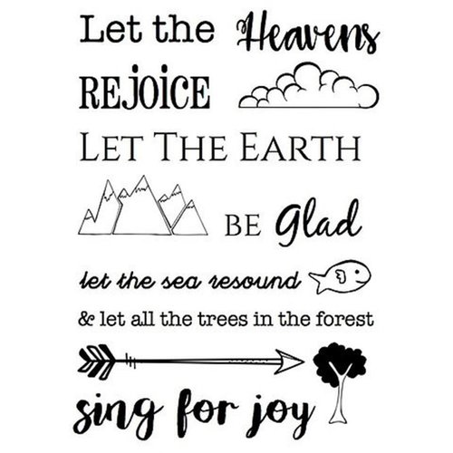 SRM Press - Clear Acrylic Stamps - Heaven and Earth